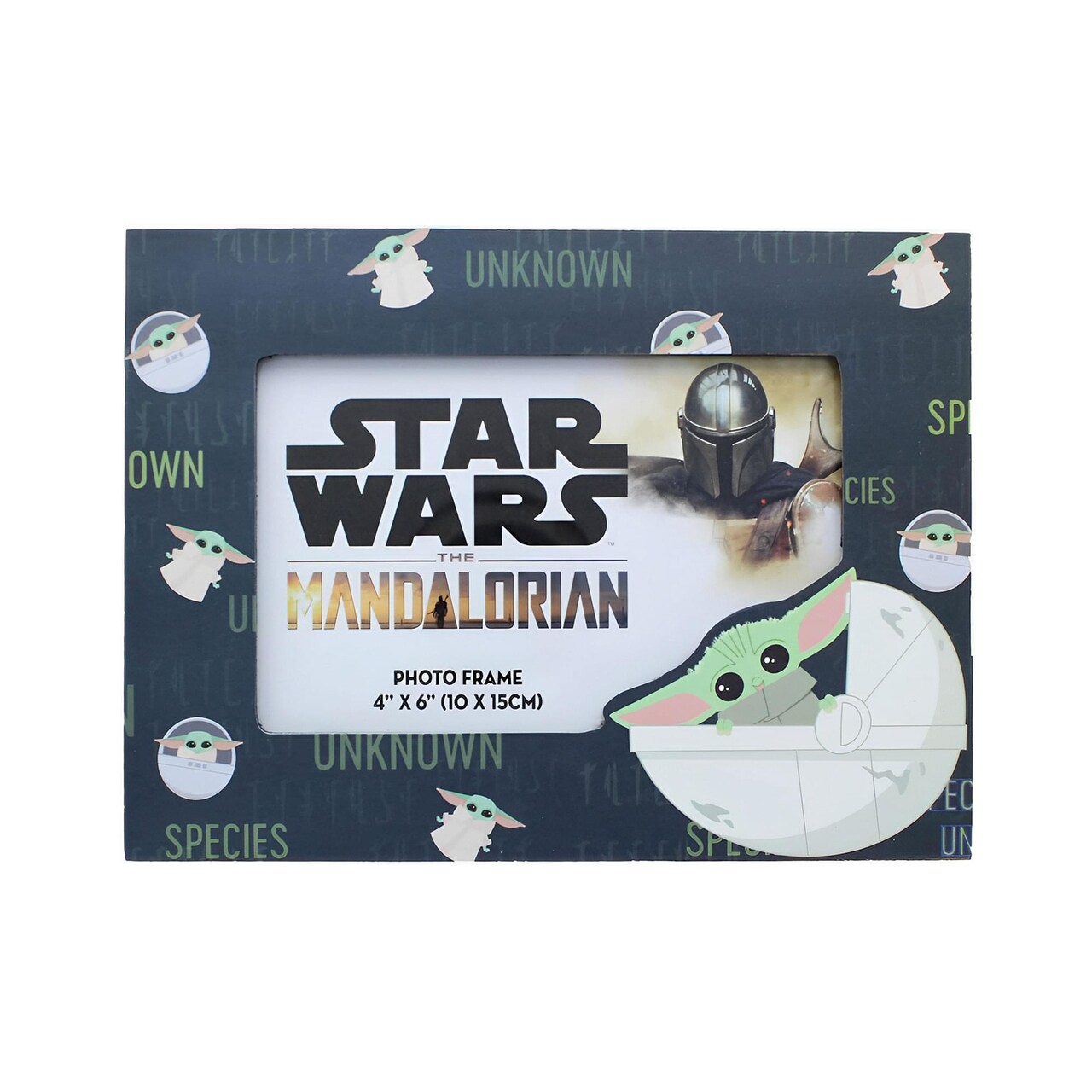 Star Wars Mandalorian Child Unknown Species 4 x 6 Inch Die Cut Photo Frame